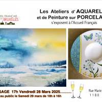 Exposition Ateliers AQUARELLE et PORCELAINE