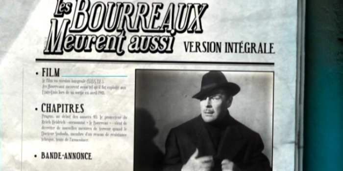 Ciné-club "les bourreaux meurent aussi" de Fritz Lang