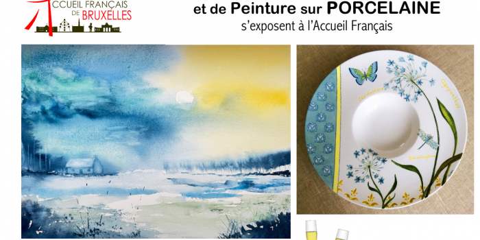 Vernissage Ateliers AQUARELLE et PORCELAINE