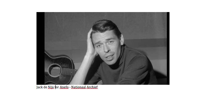  Cercle des conférences du jeudi : Jacques Brel